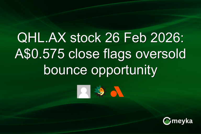 QHL.AX stock 26 Feb 2026: A$0.575 close flags oversold bounce opportunity