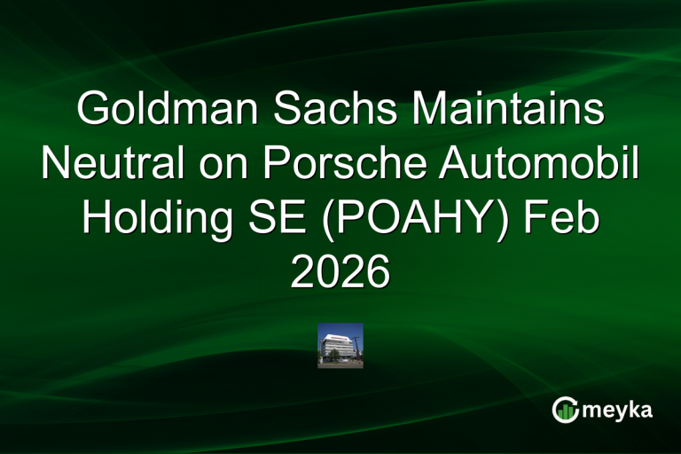 Goldman Sachs Maintains Neutral on Porsche Automobil Holding SE (POAHY) Feb 2026