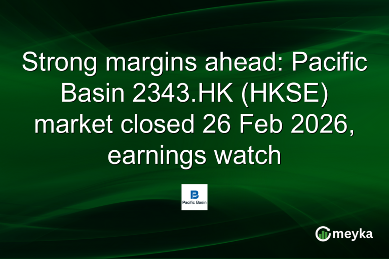 Strong margins ahead: Pacific Basin 2343.HK (HKSE) market closed 26 Feb 2026, earnings watch