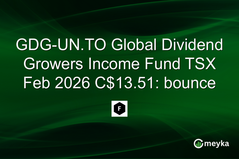 GDG-UN.TO Global Dividend Growers Income Fund TSX Feb 2026 C$13.51: bounce