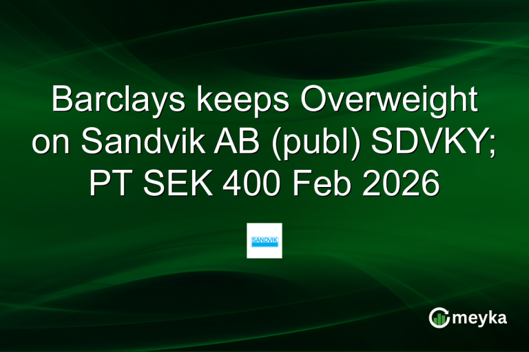 Barclays keeps Overweight on Sandvik AB (publ) SDVKY; PT SEK 400 Feb 2026