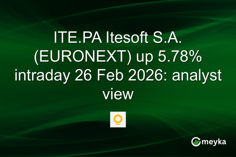 ITE.PA Itesoft S.A. (EURONEXT) up 5.78% intraday 26 Feb 2026: analyst view