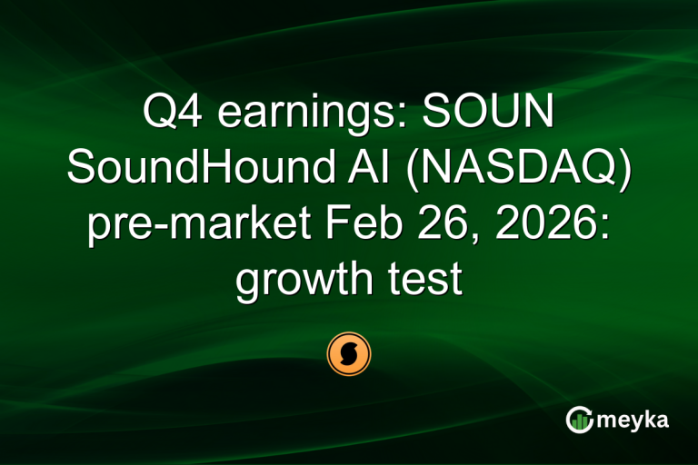 Q4 earnings: SOUN SoundHound AI (NASDAQ) pre-market Feb 26, 2026: growth test