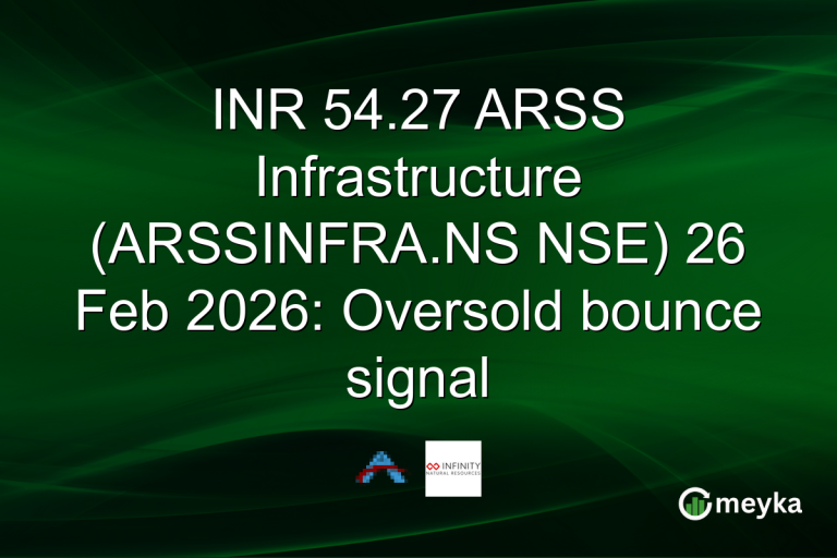 INR 54.27 ARSS Infrastructure (ARSSINFRA.NS NSE) 26 Feb 2026: Oversold bounce signal