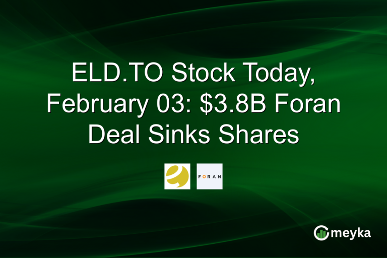 ELD.TO Stock Today, February 03: $3.8B Foran Deal Sinks Shares