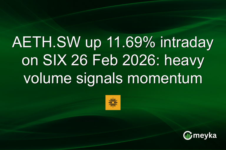 AETH.SW up 11.69% intraday on SIX 26 Feb 2026: heavy volume signals momentum