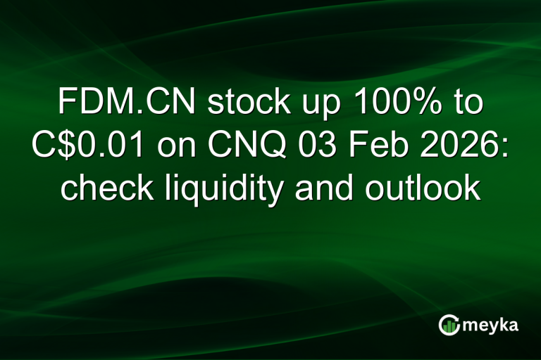 FDM.CN stock up 100% to C$0.01 on CNQ 03 Feb 2026: check liquidity and outlook