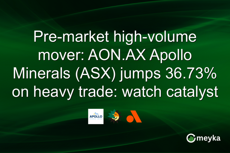 Pre-market high-volume mover: AON.AX Apollo Minerals (ASX) jumps 36.73% on heavy trade: watch catalyst