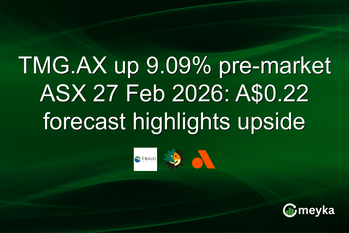 TMG.AX up 9.09% pre-market ASX 27 Feb 2026: A$0.22 forecast highlights upside