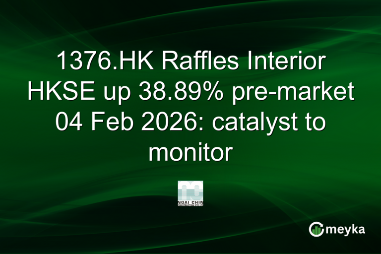 1376.HK Raffles Interior HKSE up 38.89% pre-market 04 Feb 2026: catalyst to monitor