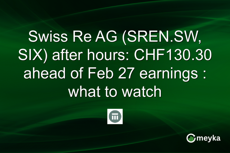 Swiss Re AG (SREN.SW, SIX) after hours: CHF130.30 ahead of Feb 27 earnings : what to watch
