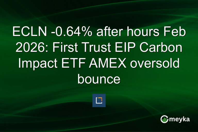 ECLN -0.64% after hours Feb 2026: First Trust EIP Carbon Impact ETF AMEX oversold bounce