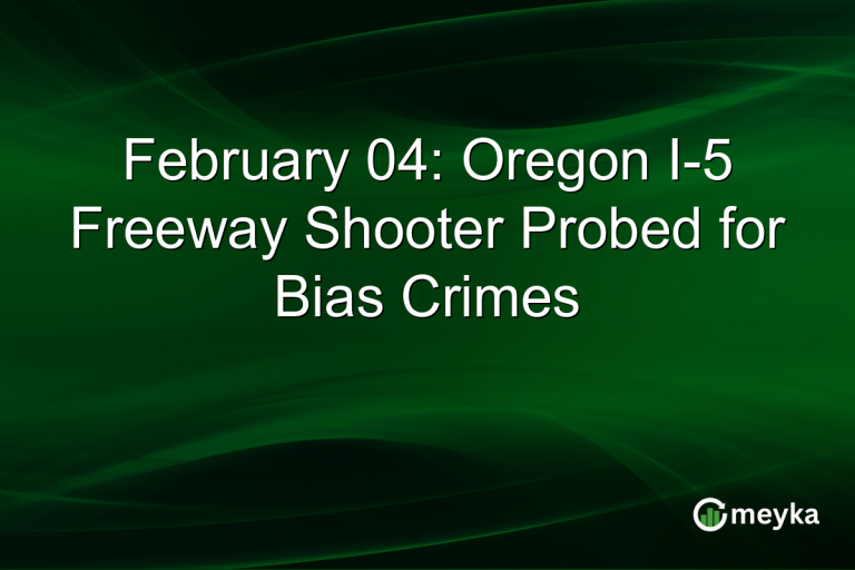 February 04: Oregon I-5 Freeway Shooter Probed for Bias Crimes