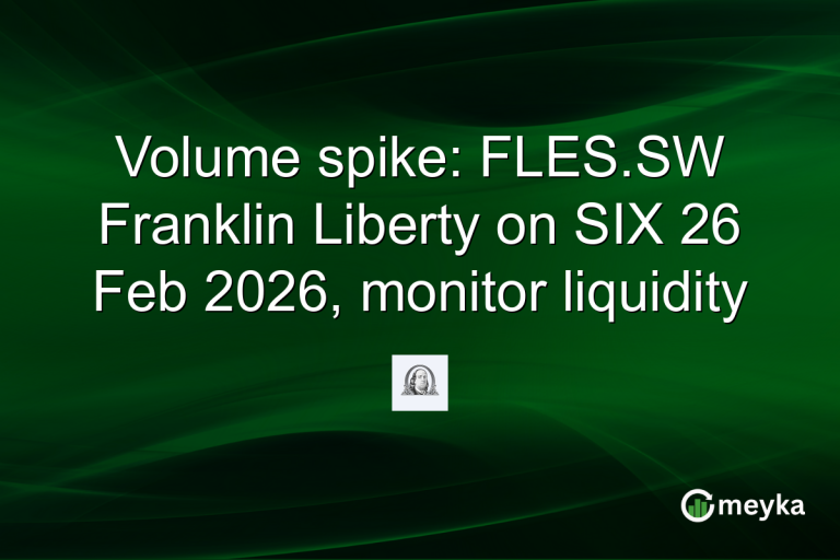 Volume spike: FLES.SW Franklin Liberty on SIX 26 Feb 2026, monitor liquidity