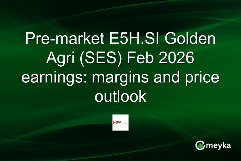 Pre-market E5H.SI Golden Agri (SES) Feb 2026 earnings: margins and price outlook