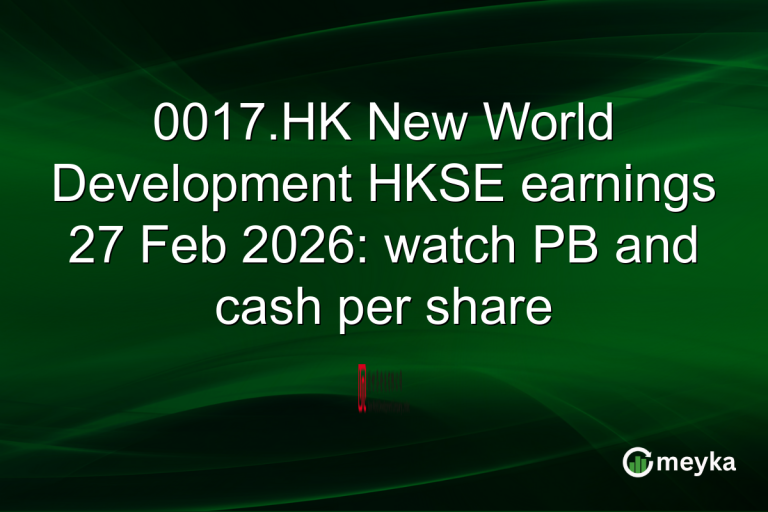 0017.HK New World Development HKSE earnings 27 Feb 2026: watch PB and cash per share