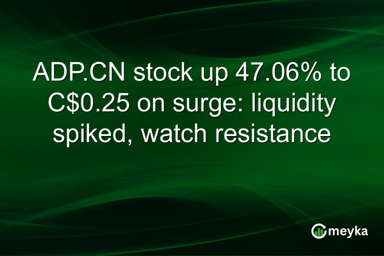 ADP.CN stock up 47.06% to C$0.25 on surge: liquidity spiked, watch resistance