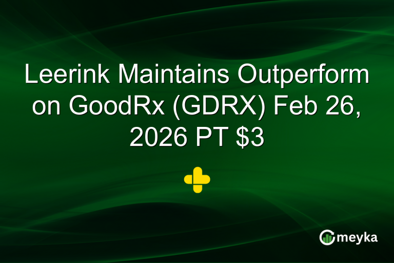 Leerink Maintains Outperform on GoodRx (GDRX) Feb 26, 2026 PT $3