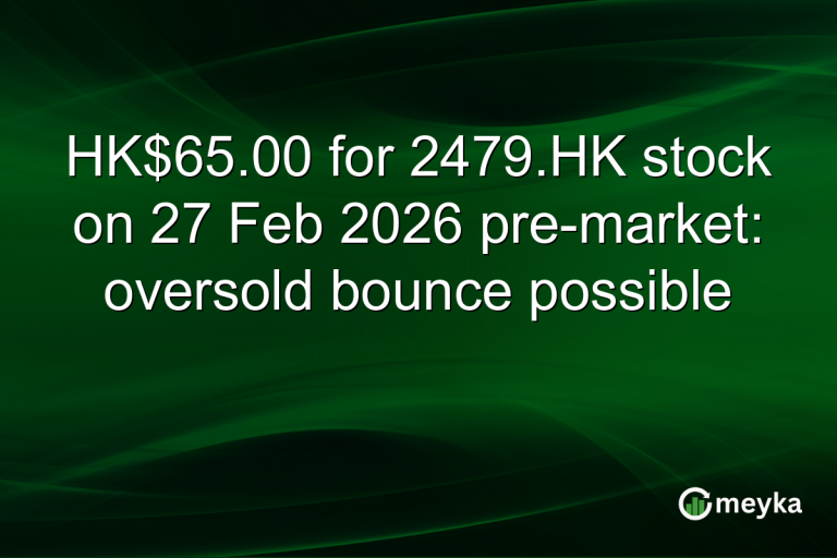 HK$65.00 for 2479.HK stock on 27 Feb 2026 pre-market: oversold bounce possible