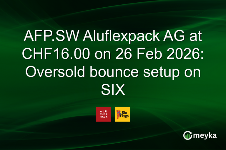 AFP.SW Aluflexpack AG at CHF16.00 on 26 Feb 2026: Oversold bounce setup on SIX