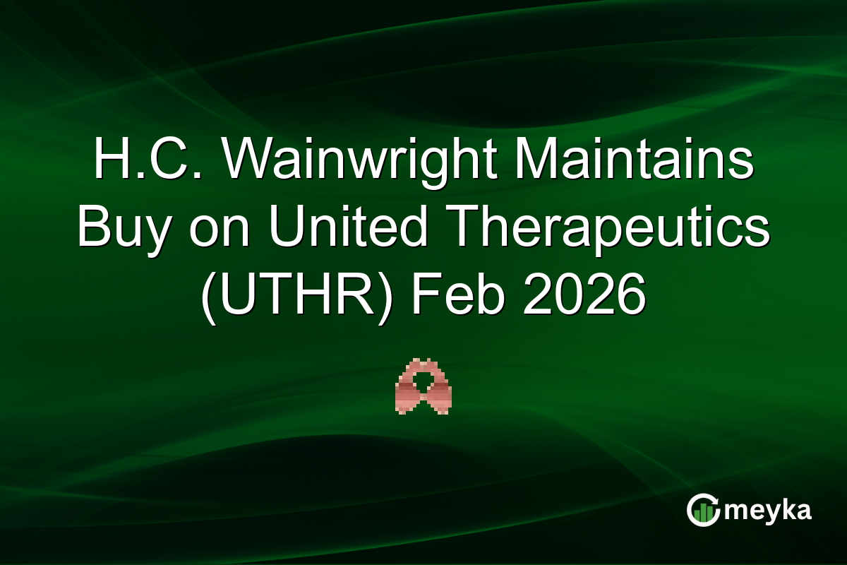 H.C. Wainwright Maintains Buy on United Therapeutics (UTHR) Feb 2026