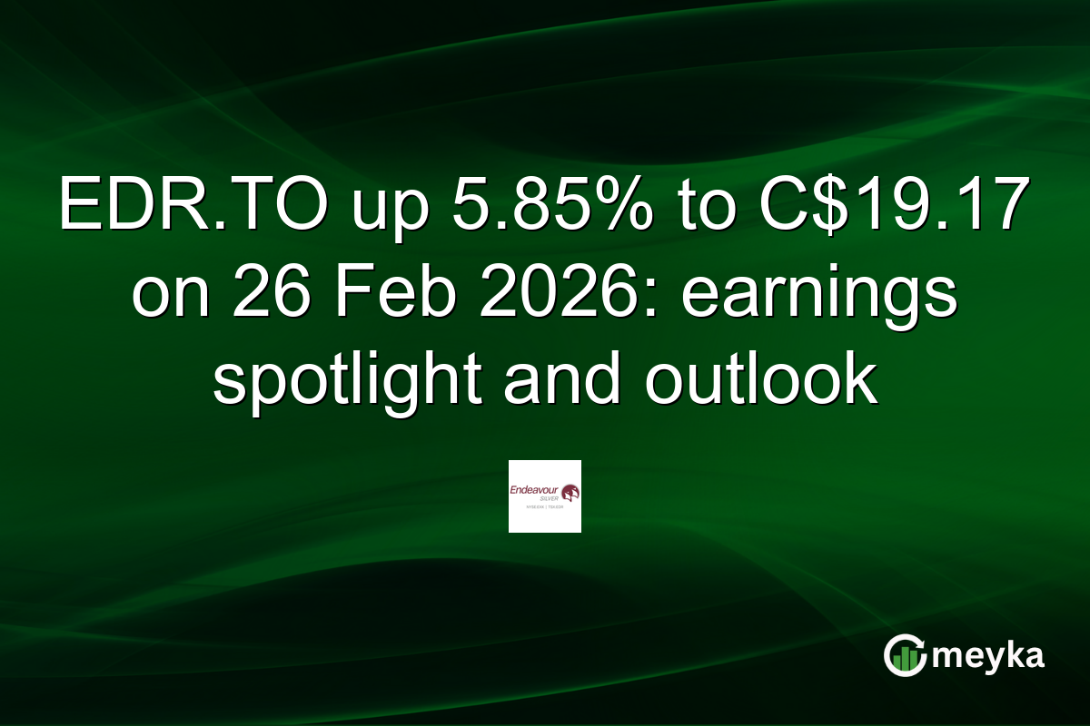 EDR.TO up 5.85% to C$19.17 on 26 Feb 2026: earnings spotlight and outlook