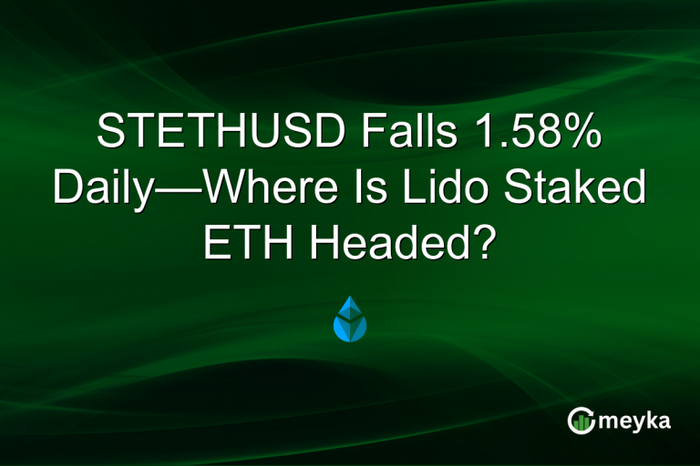 STETHUSD Falls 1.58% Daily—Where Is Lido Staked ETH Headed?
