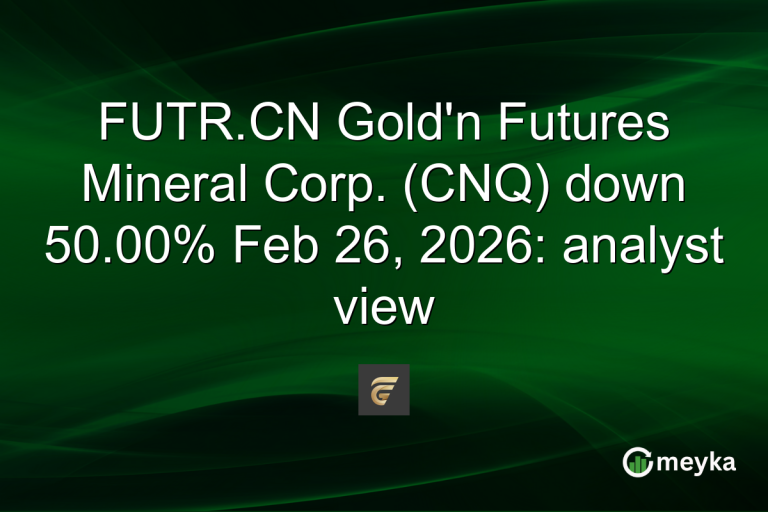 FUTR.CN Gold'n Futures Mineral Corp. (CNQ) down 50.00% Feb 26, 2026: analyst view
