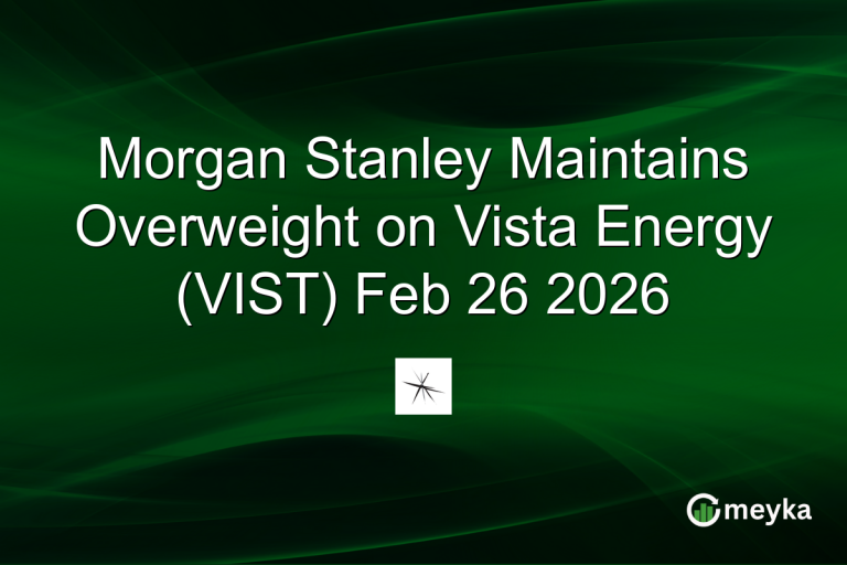 Morgan Stanley Maintains Overweight on Vista Energy (VIST) Feb 26 2026