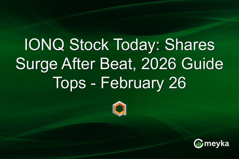 IONQ Stock Today: Shares Surge After Beat, 2026 Guide Tops - February 26