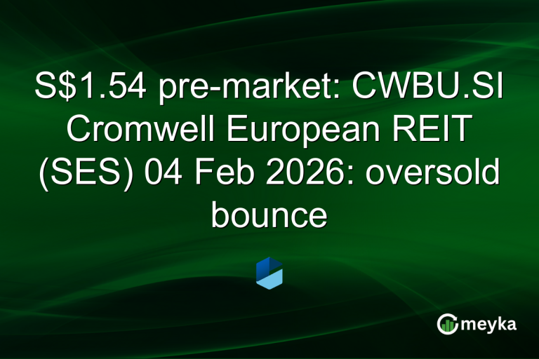 S$1.54 pre-market: CWBU.SI Cromwell European REIT (SES) 04 Feb 2026: oversold bounce