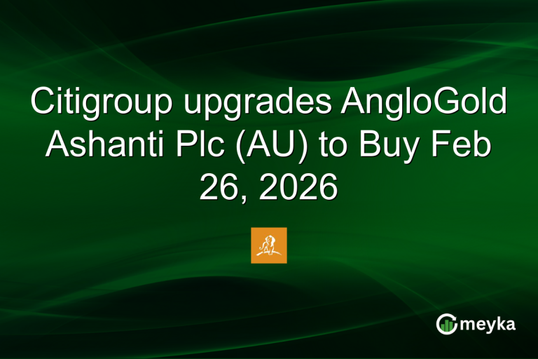 Citigroup upgrades AngloGold Ashanti Plc (AU) to Buy Feb 26, 2026