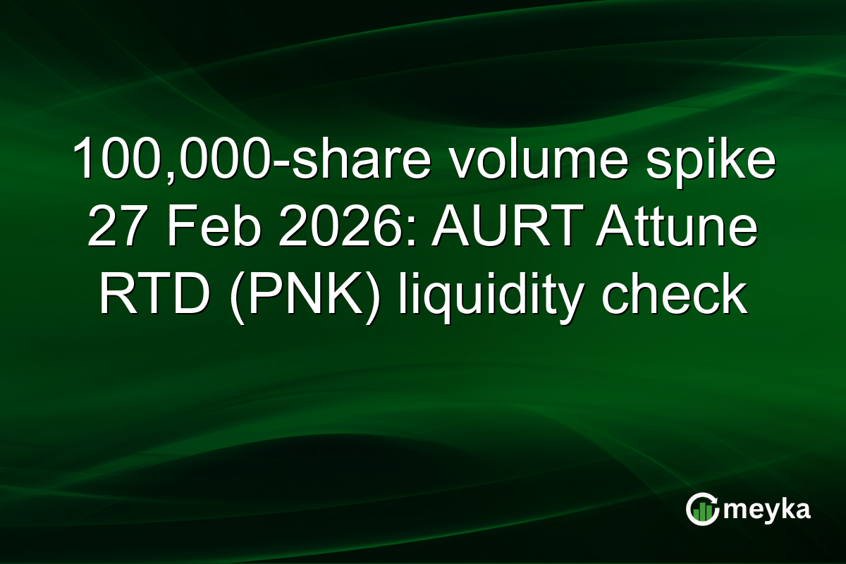 100,000-share volume spike 27 Feb 2026: AURT Attune RTD (PNK) liquidity check