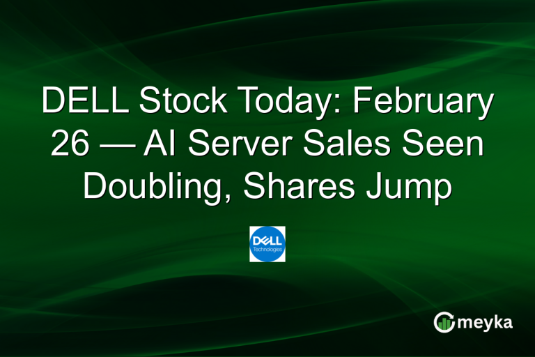 DELL Stock Today: February 26 — AI Server Sales Seen Doubling, Shares Jump