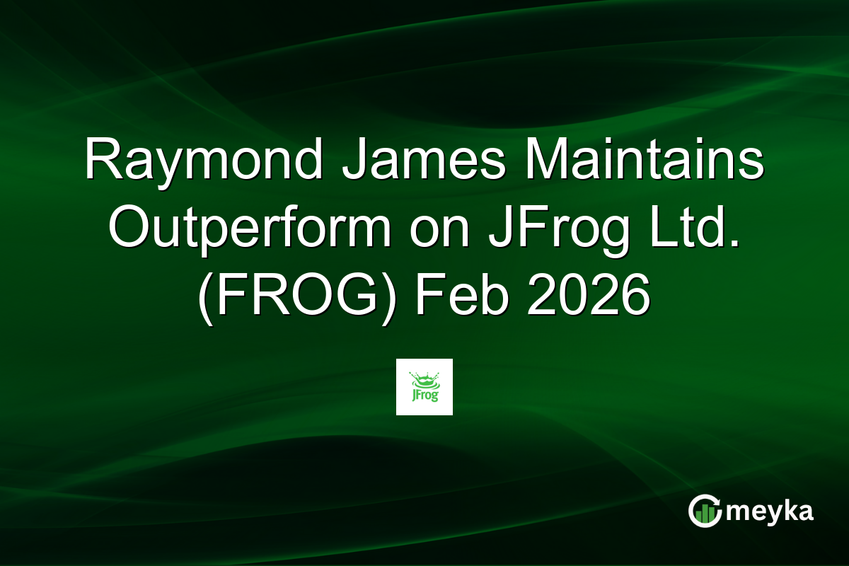 Raymond James Maintains Outperform on JFrog Ltd. (FROG) Feb 2026