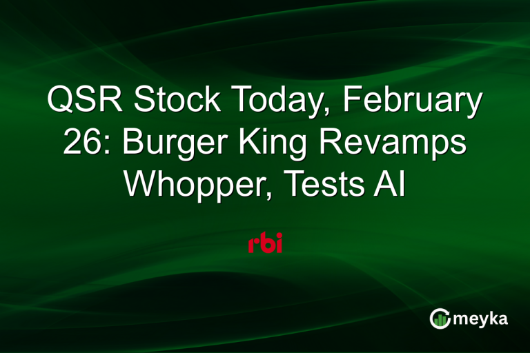 QSR Stock Today, February 26: Burger King Revamps Whopper, Tests AI