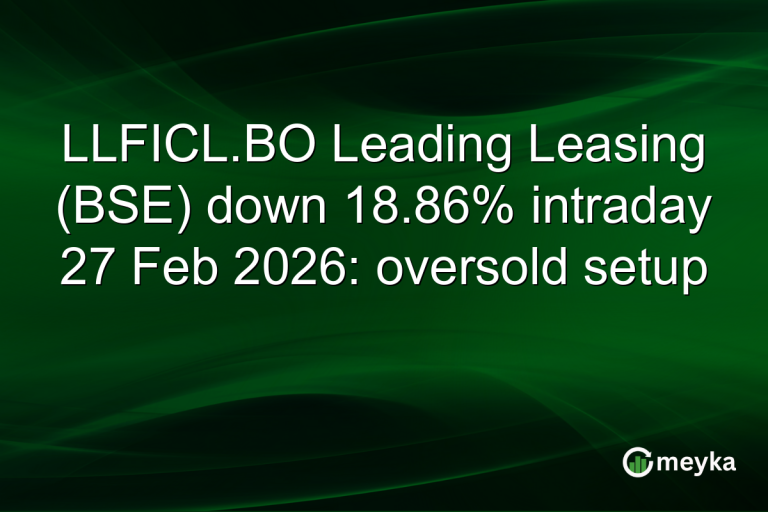 LLFICL.BO Leading Leasing (BSE) down 18.86% intraday 27 Feb 2026: oversold setup