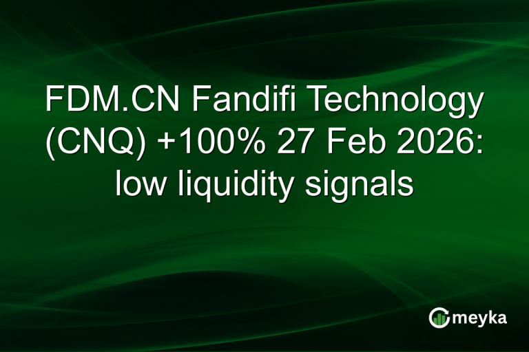 FDM.CN Fandifi Technology (CNQ) +100% 27 Feb 2026: low liquidity signals