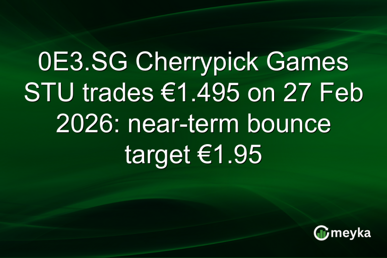 0E3.SG Cherrypick Games STU trades €1.495 on 27 Feb 2026: near-term bounce target €1.95