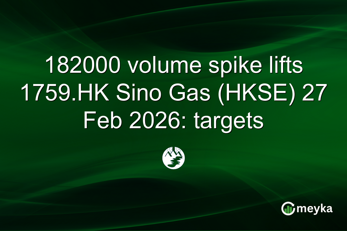 182000 volume spike lifts 1759.HK Sino Gas (HKSE) 27 Feb 2026: targets