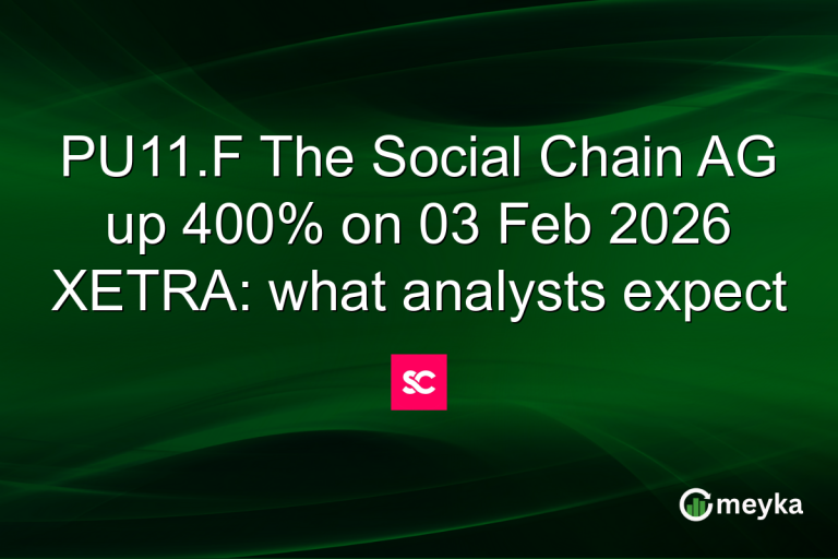 PU11.F The Social Chain AG up 400% on 03 Feb 2026 XETRA: what analysts expect