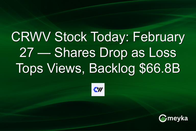 CRWV Stock Today: February 27 — Shares Drop as Loss Tops Views, Backlog $66.8B
