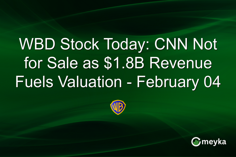 WBD Stock Today: CNN Not for Sale as $1.8B Revenue Fuels Valuation - February 04