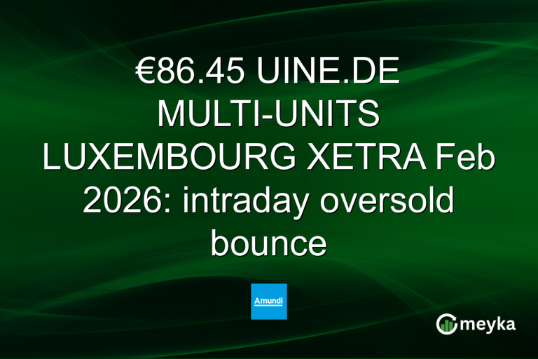 €86.45 UINE.DE MULTI-UNITS LUXEMBOURG XETRA Feb 2026: intraday oversold bounce