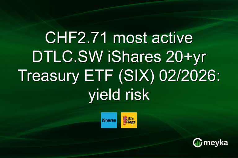 CHF2.71 most active DTLC.SW iShares 20+yr Treasury ETF (SIX) 02/2026: yield risk