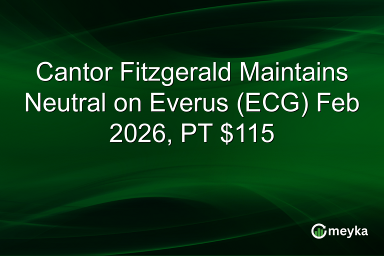 Cantor Fitzgerald Maintains Neutral on Everus (ECG) Feb 2026, PT $115