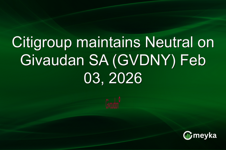 Citigroup maintains Neutral on Givaudan SA (GVDNY) Feb 03, 2026