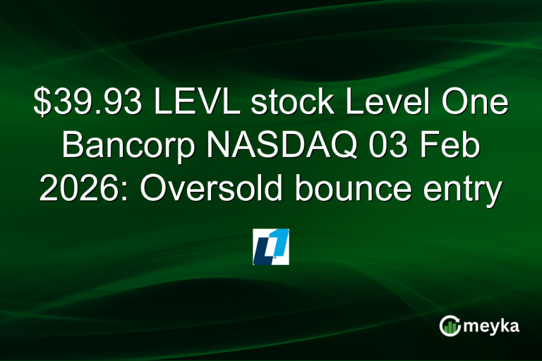 $39.93 LEVL stock Level One Bancorp NASDAQ 03 Feb 2026: Oversold bounce entry