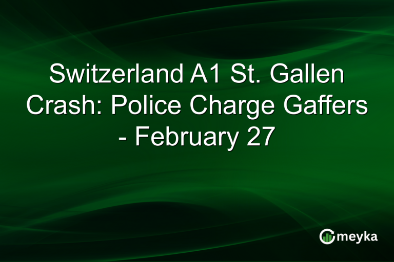 Switzerland A1 St. Gallen Crash: Police Charge Gaffers - February 27