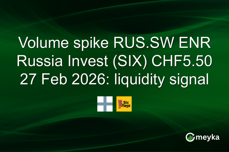 Volume spike RUS.SW ENR Russia Invest (SIX) CHF5.50 27 Feb 2026: liquidity signal